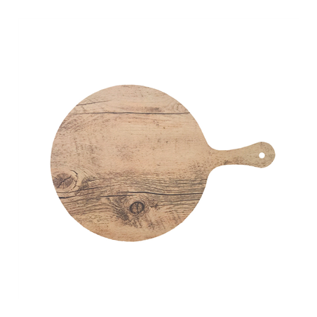 Image PLATEAUX RONDES AVEC ANSE 'ASAMI WARE'  Ø38x53x0,4 CM COMPARAISON BOIS MÉLAMINE (3 UNITÉ) #1