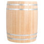 Image MINI BARIL  Ø11,5x13,8 CM NATUREL BOIS (1 UNITÉ) #2