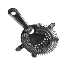 Image PASSOIRE À COCKTAIL  Ø 7,5 CM / L14 CM NOIR INOX (1 UNITÉ) #1