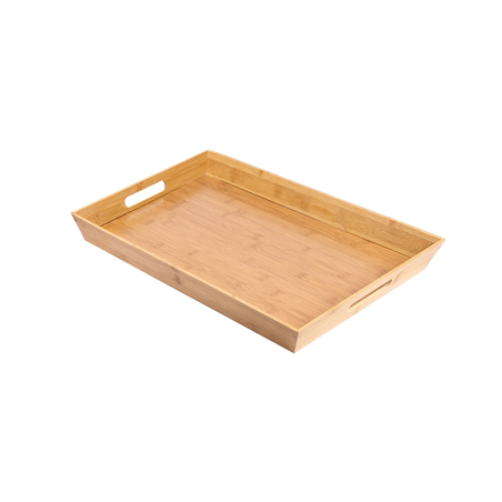 Image PLATEAU  40x30x4,5 CM NATUREL BAMBOU (1 UNITÉ) #1