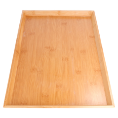 Image PLATEAU  40x30x4,5 CM NATUREL BAMBOU (1 UNITÉ) #3