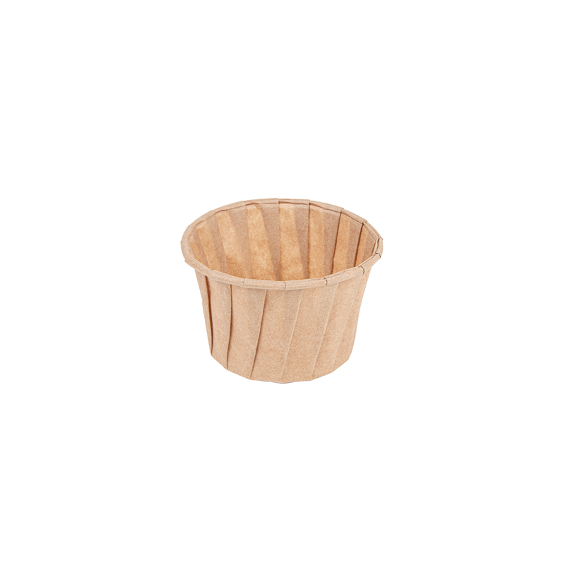POTS TRAITEUR PAPIER PLISSÉ 100 ML (3,2 oz) 80 G/M2 Ø6,6/5x4,2 CM NATUREL PARCH.INGRAISSABLE (250 UNITÉ) POTS TRAITEUR PAPIER PLISSÉ 100 ML (3,2 oz) 80 G/M2 Ø6,6/5x4,2 CM NATUREL PARCH.INGRAISSABLE (250 UNITÉ)