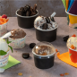 POTS À GLACES 150 ML 250 + 18PE G/M2 Ø 8,5x4,5 CM NOIR CARTON (2000 UNITÉ) Image POTS À GLACES 150 ML 250 + 18PE G/M2 Ø 8,5x4,5 CM NOIR CARTON (2000 UNITÉ) #2