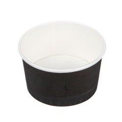 Image POTS À GLACES 180 ML 250 + 18PE G/M2 Ø 8,7x5,2 CM NOIR CARTON (2000 UNITÉ) #1