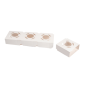 Image SUPPORT UNIVERSEL POUR MISE EN BOUCHE  275 G/M2 8,5x8x3,5 CM BLANC CARTON (800 UNITÉ) #1