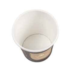 Image GOBELETS BOISSONS CHAUDES 1 PAROI 'ESPRESSO' 70 ML 230 + 18 PE G/M2 Ø5/3,5x4,9 CM MARRON CARTON (1000 UNITÉ) #3