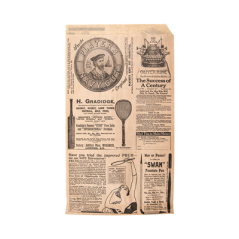 Image PAPIER INGRAISSABLES OUVERT 2 CÔTÉS CRÊPES&TACOS 'TIMES' 32 G/M2 13x22 CM NATUREL PARCH.INGRAISSABLE (500 UNITÉ) #1