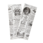 Image PAPIER INGRAISSABLES OUVERT 2 CÔTÉS - HOT DOG 'TIMES' 35 G/M2 9+3x22 CM BLANC PARCH.INGRAISSABLE (500 UNITÉ) #3