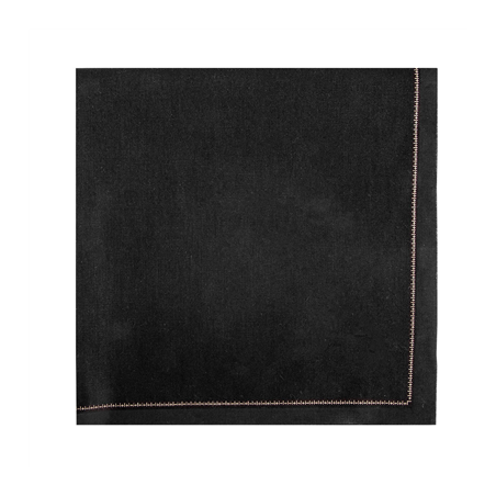 Image SERVIETTES P. 1/4 'COOL-COTTON' 140 G/M2 40x40 CM NOIR COTON (100 UNITÉ) #1