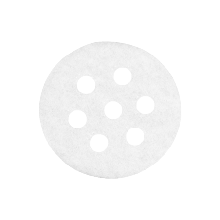 Image PAPIERS PERFORÉS POUR DIM-SUM 165.61  40 G/M2 Ø6,5 CM BLANC PARCH.INGRAISSABLE (2000 UNITÉ) #1