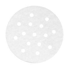 Image PAPIERS PERFORÉS POUR DIM-SUM 144.36  40 G/M2 Ø13 CM BLANC PARCH.INGRAISSABLE (2000 UNITÉ) #1