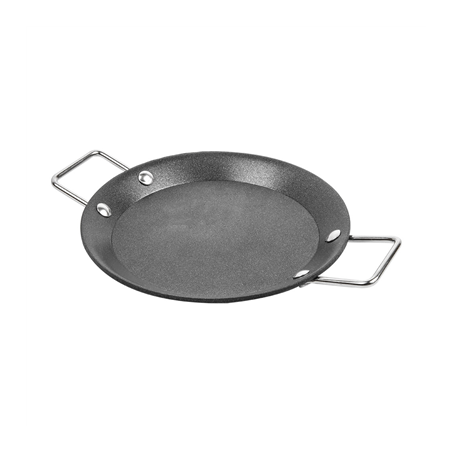 Image MINI POÊLES  Ø 12,8x1,2 CM NOIR ACIER (6 UNITÉ) #1