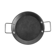 Image MINI POÊLES  Ø 12,8x1,2 CM NOIR ACIER (6 UNITÉ) #3