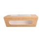 BOÎTES AVEC FENÊTRE POUR SALADE 700 ML - 23,3 oz 391 G/M2 + PE 16x12x5 CM MARRON CARTON (200 UNITÉ) Image BOÎTES AVEC FENÊTRE POUR SALADE 700 ML - 23,3 oz 391 G/M2 + PE 16x12x5 CM MARRON CARTON (200 UNITÉ) #3