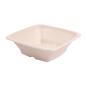 Image BOLS CARRÉS 'BIONIC' 700 ML 18x18x6 CM NATUREL BAGASSE (400 UNITÉ) #1
