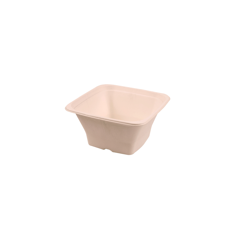 BOLS CARRÉS 'BIONIC' 1,2 L 18x18x9 CM NATUREL BAGASSE (400 UNITÉ) BOLS CARRÉS 'BIONIC' 1,2 L 18x18x9 CM NATUREL BAGASSE (400 UNITÉ)