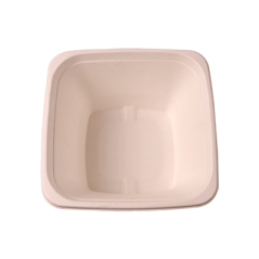 Image BOLS CARRÉS 'BIONIC' 1,2 L 18x18x9 CM NATUREL BAGASSE (400 UNITÉ) #3