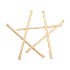 Image PAILLES DROITES SOUS SACHETS KRAFT 'PAPER'  Ø0,60x20 CM BLANC PAPIER (3000 UNITÉ) #7