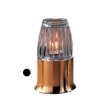 Image BASE MAT "CASUAL LAMPS"  Ø 9x6,5 CM DORE CHROME (1 UNITÉ) #1