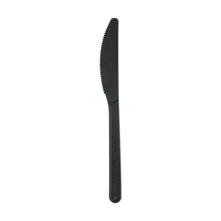 Image COUTEAUX  18 CM NOIR CPLA (1000 UNITÉ) #1