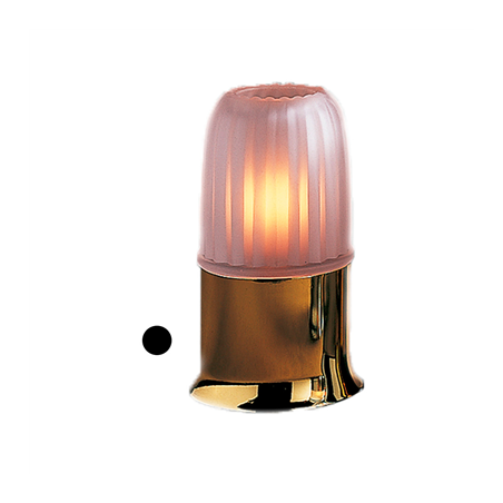 Image BASE MAT "CASUAL LAMPS"  Ø 9x6,5 CM DORE METAL (1 UNITÉ) #1