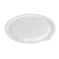 Image COUVERCLES BAS POUR SALADIERS 215.84 'BIONIC'  Ø 14x0,7 CM BLANC BAGASSE (900 UNITÉ) #1
