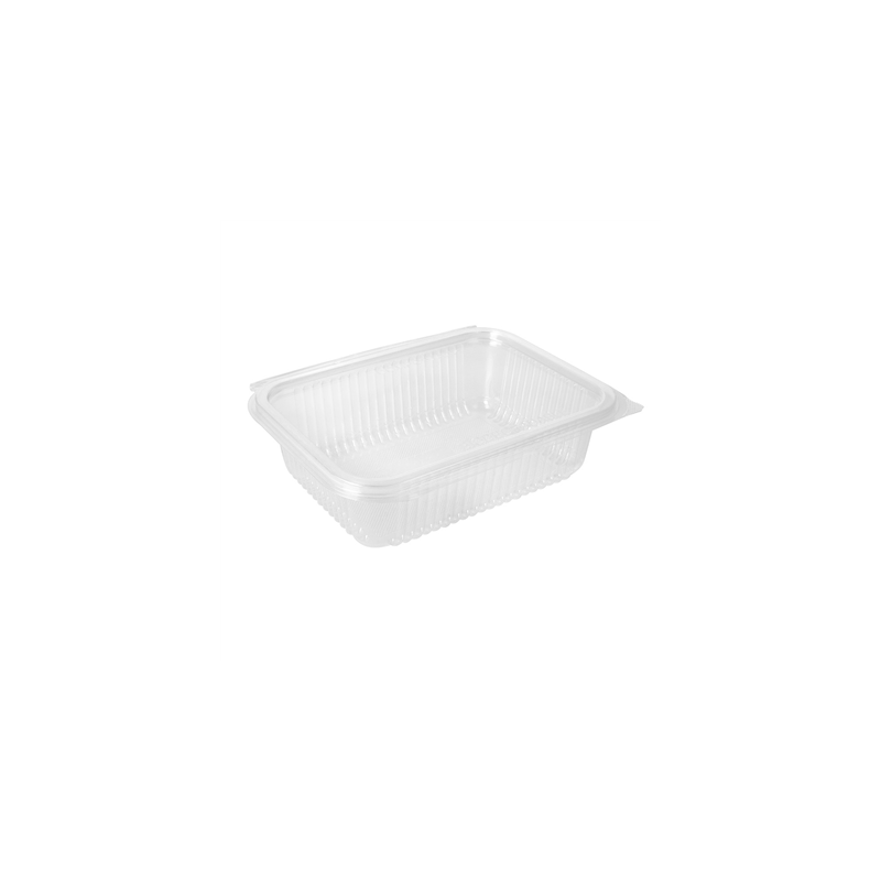 CONTENANTS AVEC CHARNIÈRE  750 ML 18,8x14,3x5,2 CM TRANSPARENT (400 UNITÉ)