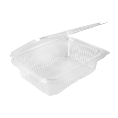 CONTENANTS AVEC CHARNIÈRE  750 ML 18,8x14,3x5,2 CM TRANSPARENT (400 UNITÉ)