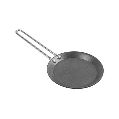 Image MINI POÊLES  Ø 12,8x1,2 CM NOIR ACIER (6 UNITÉ) #1