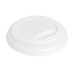 Image COUVERCLES POUR GOBELETS 360 ML 'BIODEGRADABLE'  BLANC CPLA (1000 UNITÉ) #1