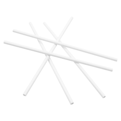 Image PAILLES DROITES 'PAPER'  Ø0,60x20 CM BLANC PAPIER (3000 UNITÉ) #5