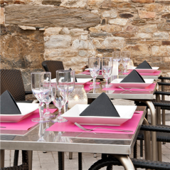 BOUGIES EN VERRE ANTITABAC 'MONARCH' 9,5x9,5 CM TRANSPARENT PARAFFINE (24 UNITÉ)