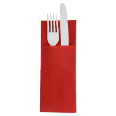 Image SERVIETTES "CANGURITO"  55 G/M2 33x40 CM BORDEAUX AIRLAID (700 UNITÉ) #1