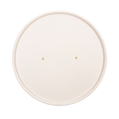 Image COUVERCLES POUR POTS 228.33 510 ML 560 G/M2 + PE Ø11,5 CM BLANC CARTON (500 UNITÉ) #3