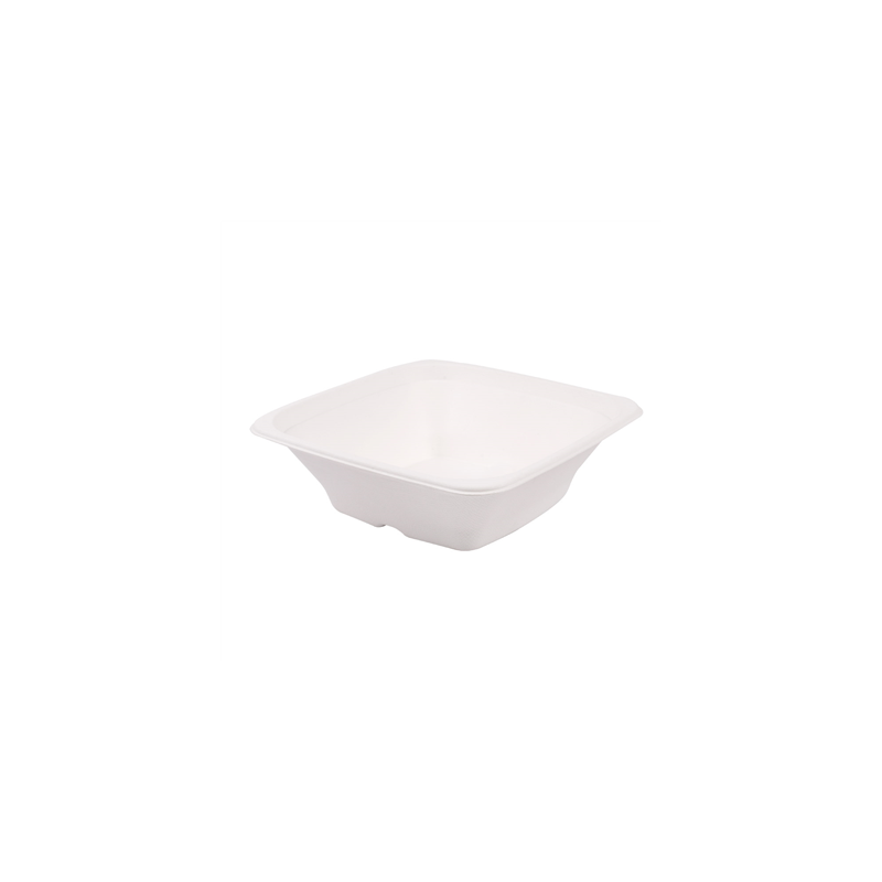 BOLS CARRÉS 'BIONIC' 700 ML 18x18x6 CM BLANC BAGASSE (400 UNITÉ) BOLS CARRÉS 'BIONIC' 700 ML 18x18x6 CM BLANC BAGASSE (400 UNITÉ)