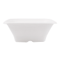 Image BOLS CARRÉS 'BIONIC' 950 ML 18x18x7 CM BLANC BAGASSE (400 UNITÉ) #2