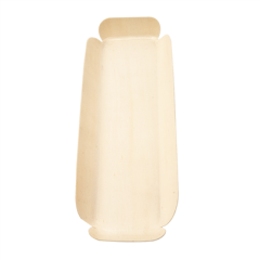 Image BARQUETTES RECTANGULAIRES 'WOOD'  22x8x2 CM NATUREL BOIS (50 UNITÉ) #3