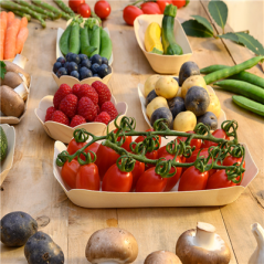 Image BARQUETTES RECTANGULAIRES 'WOOD'  22x8x2 CM NATUREL BOIS (50 UNITÉ) #4