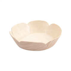 Image BOLS 'WOOD'  Ø 11,5x3 CM NATUREL BOIS (50 UNITÉ) #1