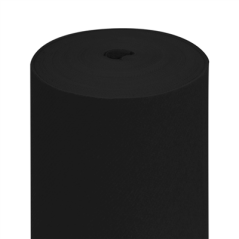 Image MAXI "TÊTE-À-TÊTE" PRÉ. 120CM (20 FEU.)  55 G/M2 0,5x24 M NOIR AIRLAID (6 UNITÉ) #1