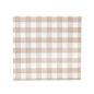 Image SERVIETTES 'LIKE LINEN - VICHY' 70 G/M2 40x40 CM TAUPE SPUNLACE (600 UNITÉ) #1