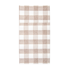 SERVIETTES KANGOUROU 'LIKE LINEN - VICHY' 70 G/M2 40x40 CM TAUPE SPUNLACE (700 UNITÉ)