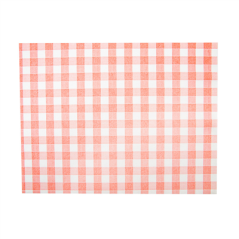 Image SETS DE TABLE 'LIKE LINEN - VICHY' 70 G/M2 30x40 CM ROUGE SPUNLACE (800 UNITÉ) #1