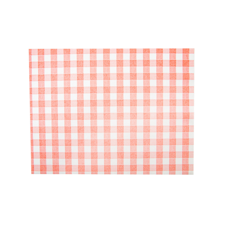 Image SETS DE TABLE 'LIKE LINEN - VICHY' 70 G/M2 30x40 CM ROUGE SPUNLACE (800 UNITÉ) #1