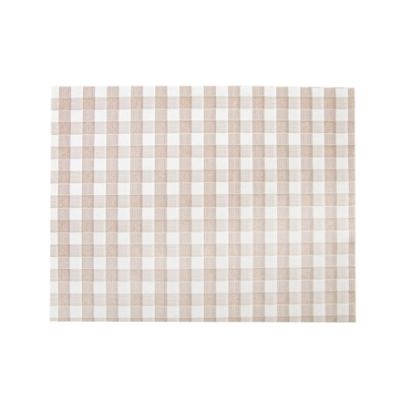 Image SETS DE TABLE 'LIKE LINEN - VICHY' 70 G/M2 30x40 CM TAUPE SPUNLACE (800 UNITÉ) #1