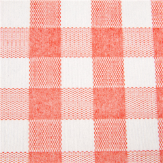 NAPPE 'LIKE LINEN - VICHY' 70 G/M2 1,20x25 M ROUGE SPUNLACE (1 UNITÉ)