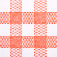 Image NAPPES PLIAGE M 'LIKE LINEN - VICHY' 70 G/M2 120x120 CM ROUGE SPUNLACE (200 UNITÉ) #3