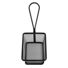 Image MINI FRITEUSES 1 PORTION 'ARTINOX'  10x7,8x7 CM NOIR ACIER (6 UNITÉ) #3