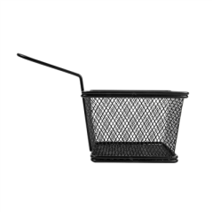 MINI FRITEUSES 2 PORTIONS 'ARTINOX' 12,5x10x7,5 CM NOIR ACIER (6 UNITÉ)