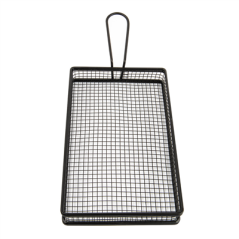 Image MINI FRITEUSES ALLONGÉES  24x15x3,5 CM NOIR ACIER (6 UNITÉ) #3